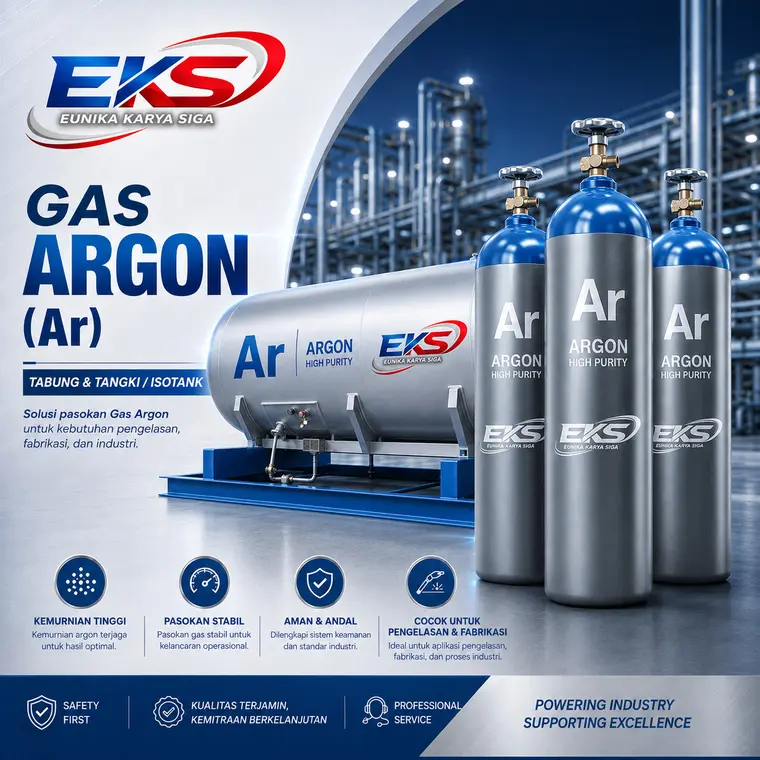 Distributor Gas Argon (Ar)