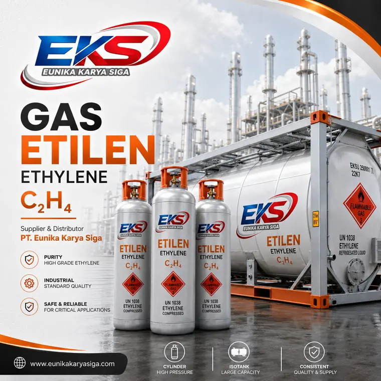 Jual Gas Etilen (C₂H₄)