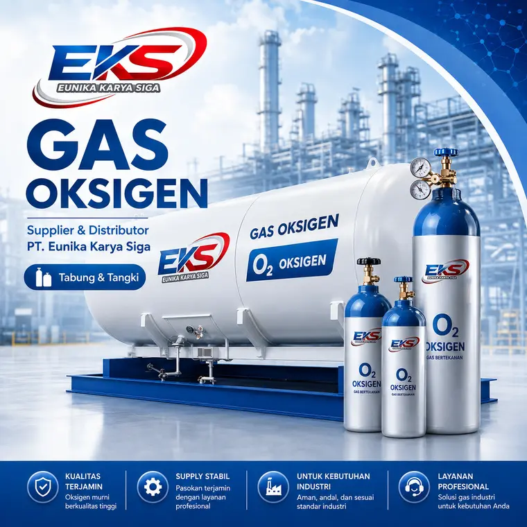 Distributor Gas Oksigen (O₂)